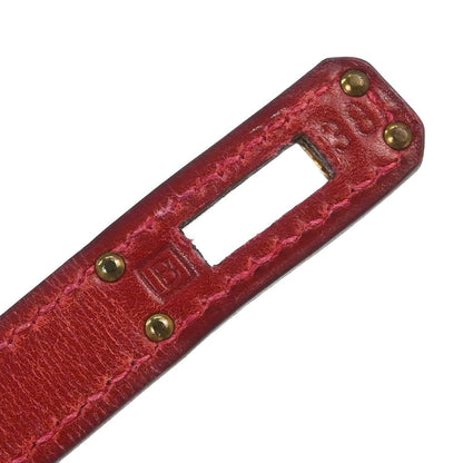 Hermes Rouge Garance Box Calf Kelly Sport PM Shoulder Bag