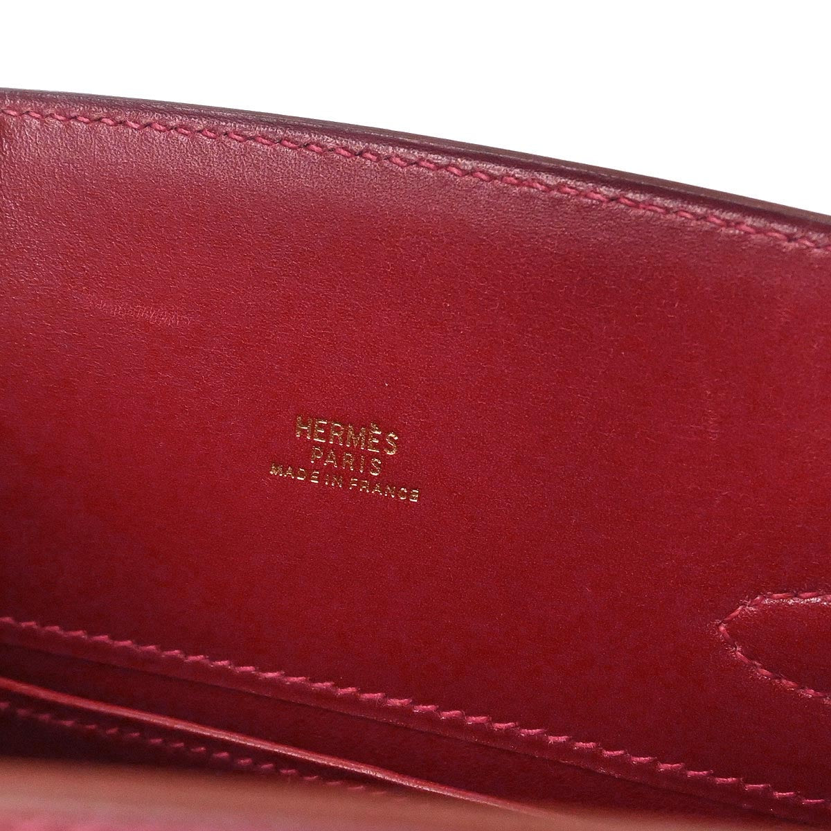 Hermes Rouge Garance Box Calf Kelly Sport PM Shoulder Bag
