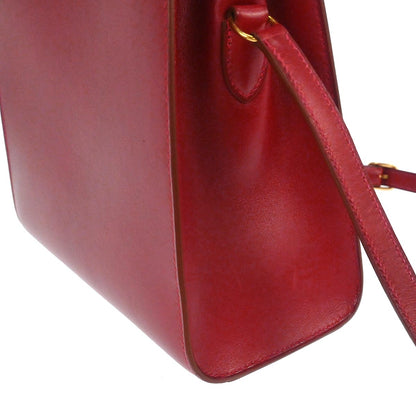 Hermes Rouge Garance Box Calf Kelly Sport PM Shoulder Bag