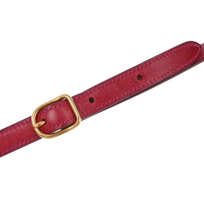 Hermes Rouge Garance Box Calf Kelly Sport PM Shoulder Bag