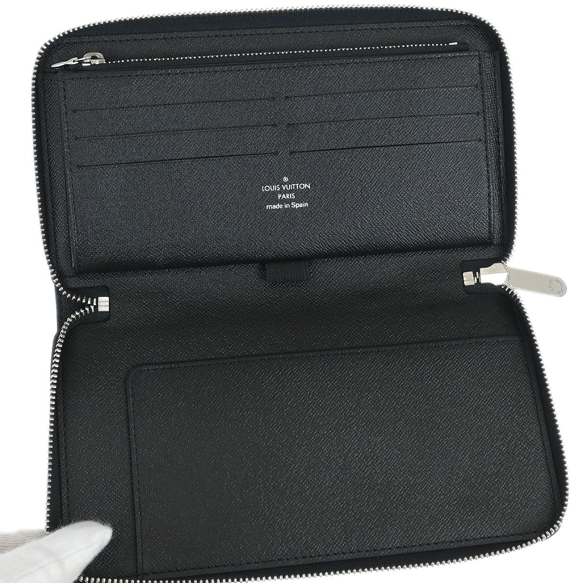 Louis Vuitton Damier Graphite Zippy Organizer Wallet N63077