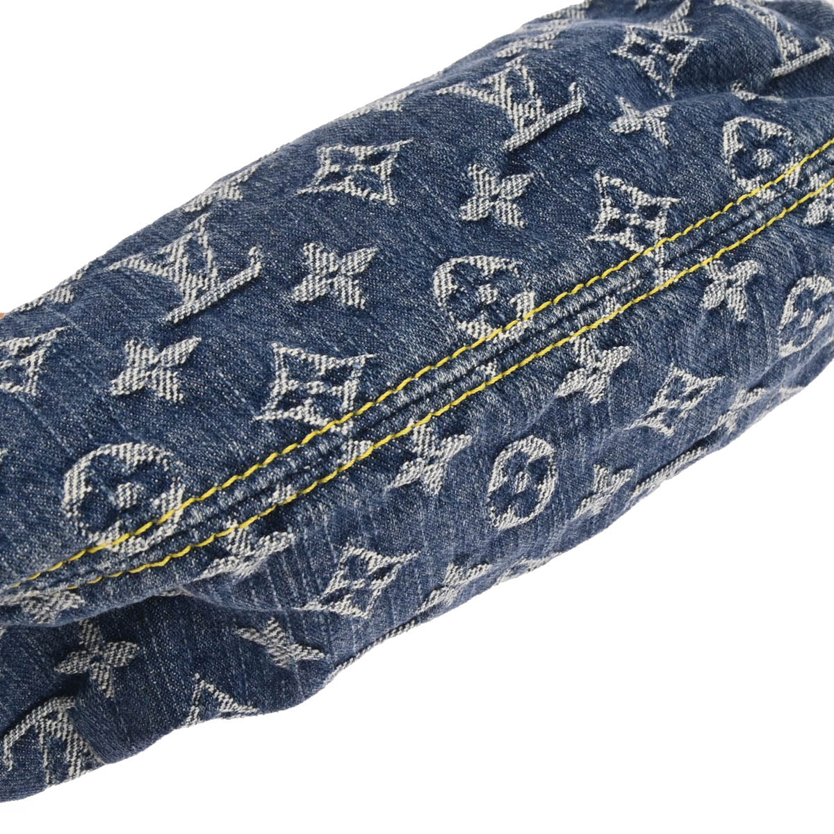 Louis Vuitton Blue Monogram Denim Mini Pleaty Handbag M95050