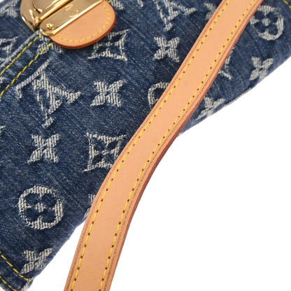 Louis Vuitton Blue Monogram Denim Mini Pleaty Handbag M95050