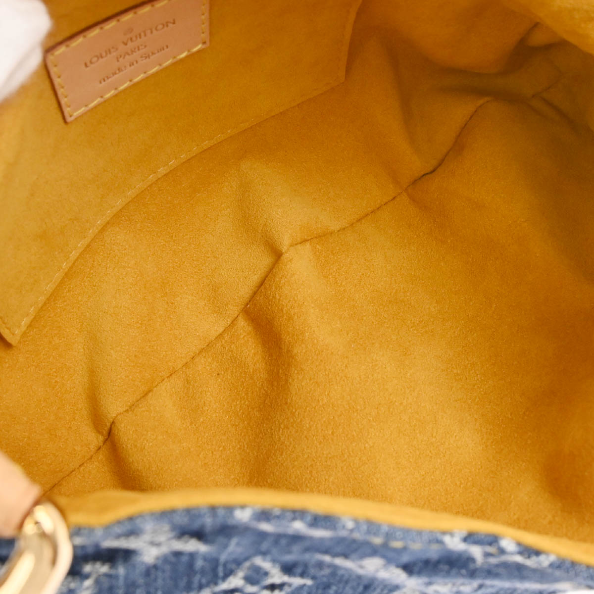 Louis Vuitton Blue Monogram Denim Mini Pleaty Handbag M95050