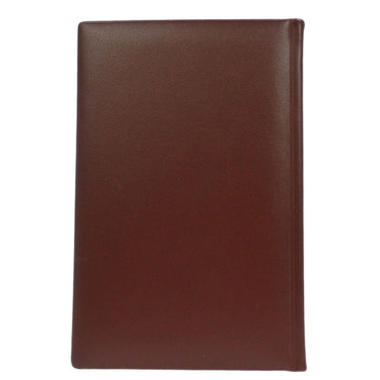 Cartier Bordeaux Leather Address Book Small Good