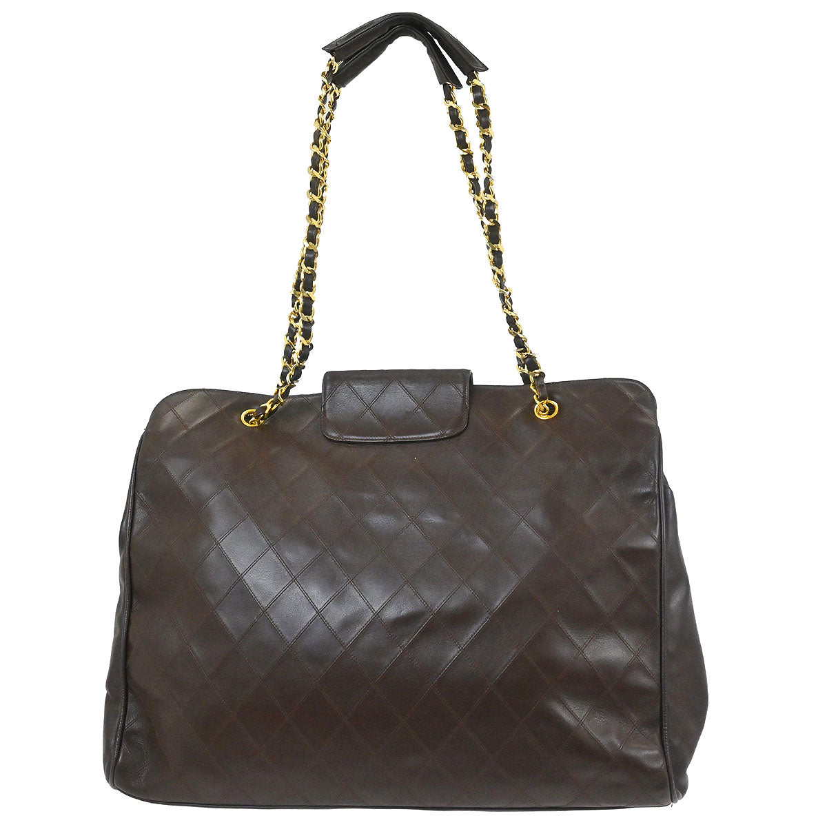 Chanel Brown Lambskin Bicolore Supermodel Shoulder Bag