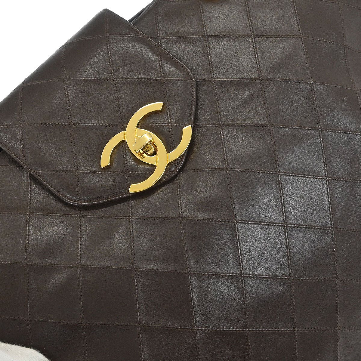 Chanel Brown Lambskin Bicolore Supermodel Shoulder Bag