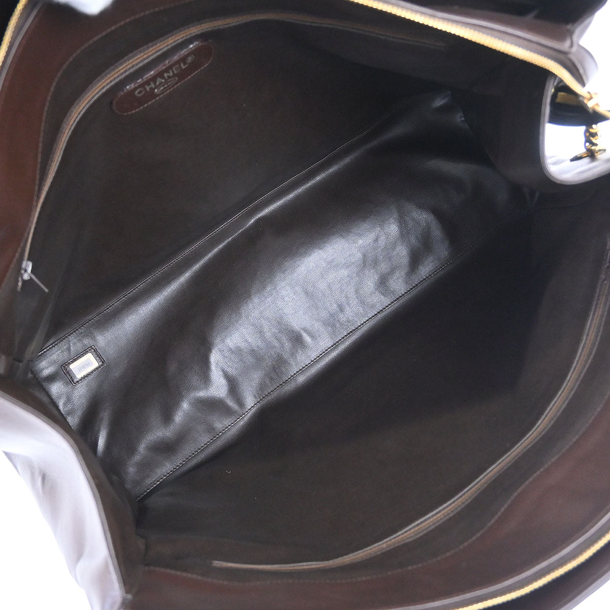 Chanel Brown Lambskin Bicolore Supermodel Shoulder Bag