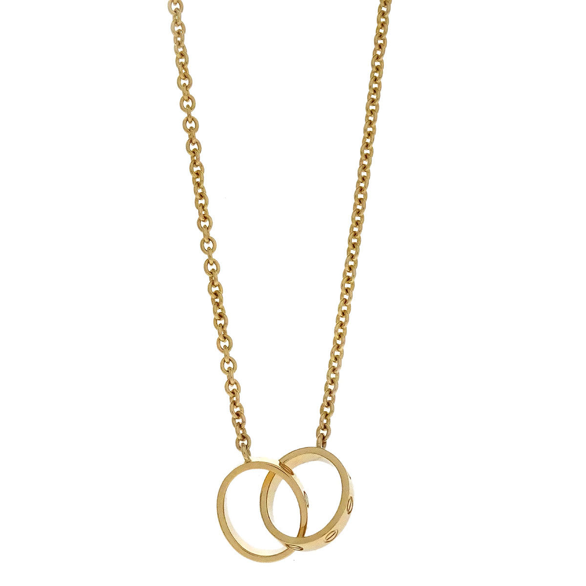 Cartier Baby Love Pendant Necklace Au750 NHK935 Gold Jewelry