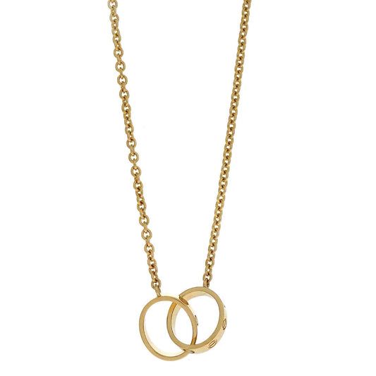 Cartier Baby Love Pendant Necklace Au750 NHK935 Gold Jewelry