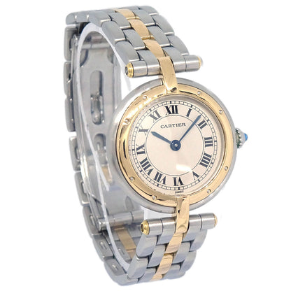 Cartier Panthere Vendome SM 1-Row Ref.1057920 Quartz Watch 18KYG SS