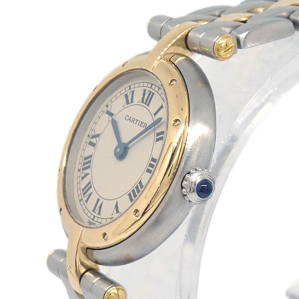 Cartier Panthere Vendome SM 1-Row Ref.1057920 Quartz Watch 18KYG SS