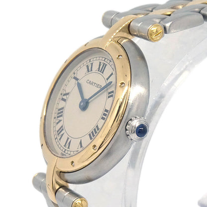 Cartier Panthere Vendome SM 1-Row Ref.1057920 Quartz Watch 18KYG SS
