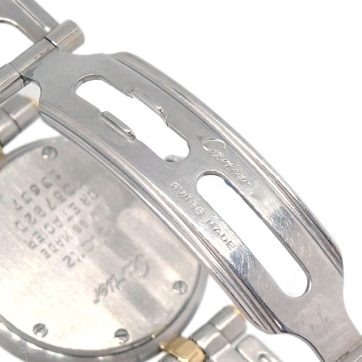 Cartier Panthere Vendome SM 1-Row Ref.1057920 Quartz Watch 18KYG SS