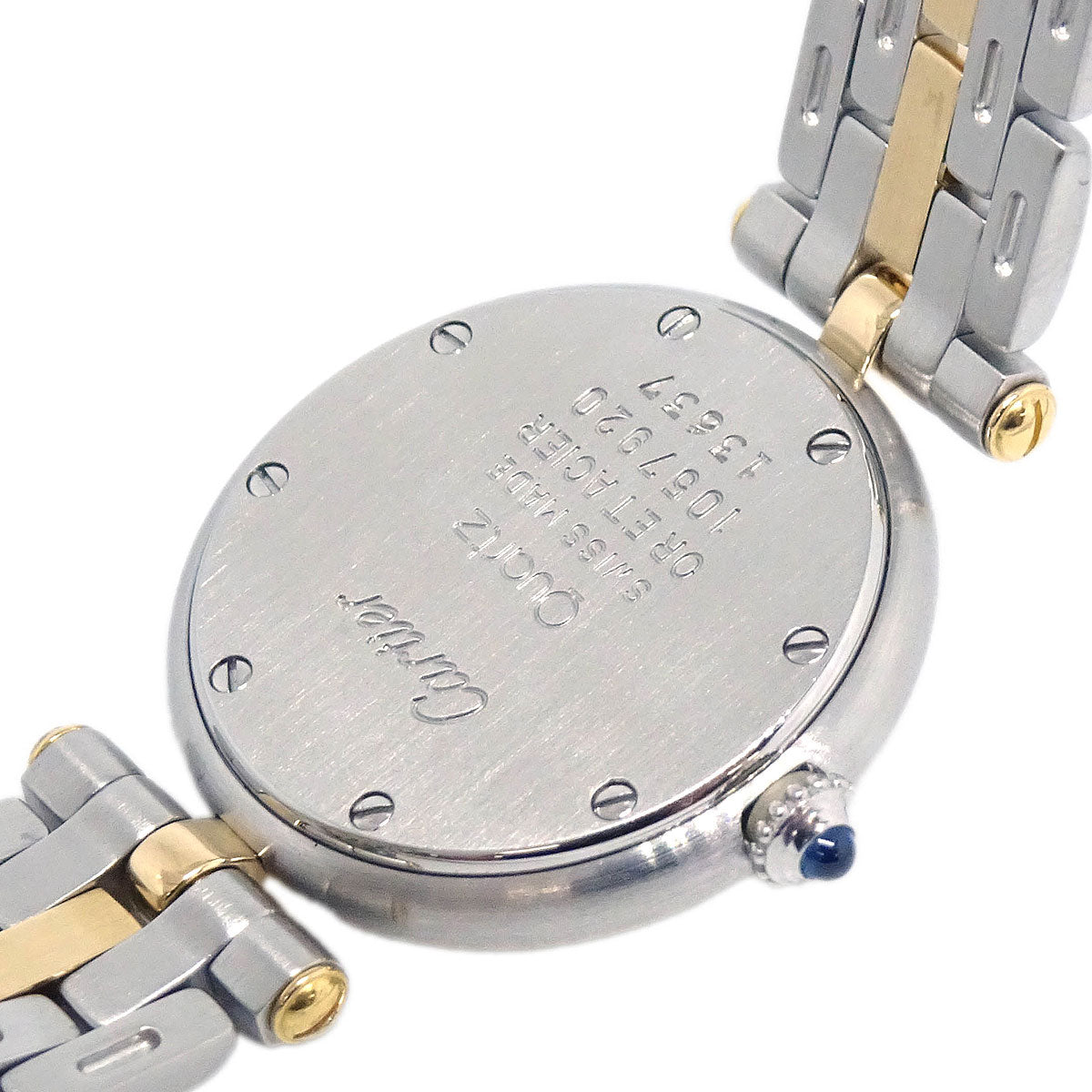 Cartier Panthere Vendome SM 1-Row Ref.1057920 Quartz Watch 18KYG SS