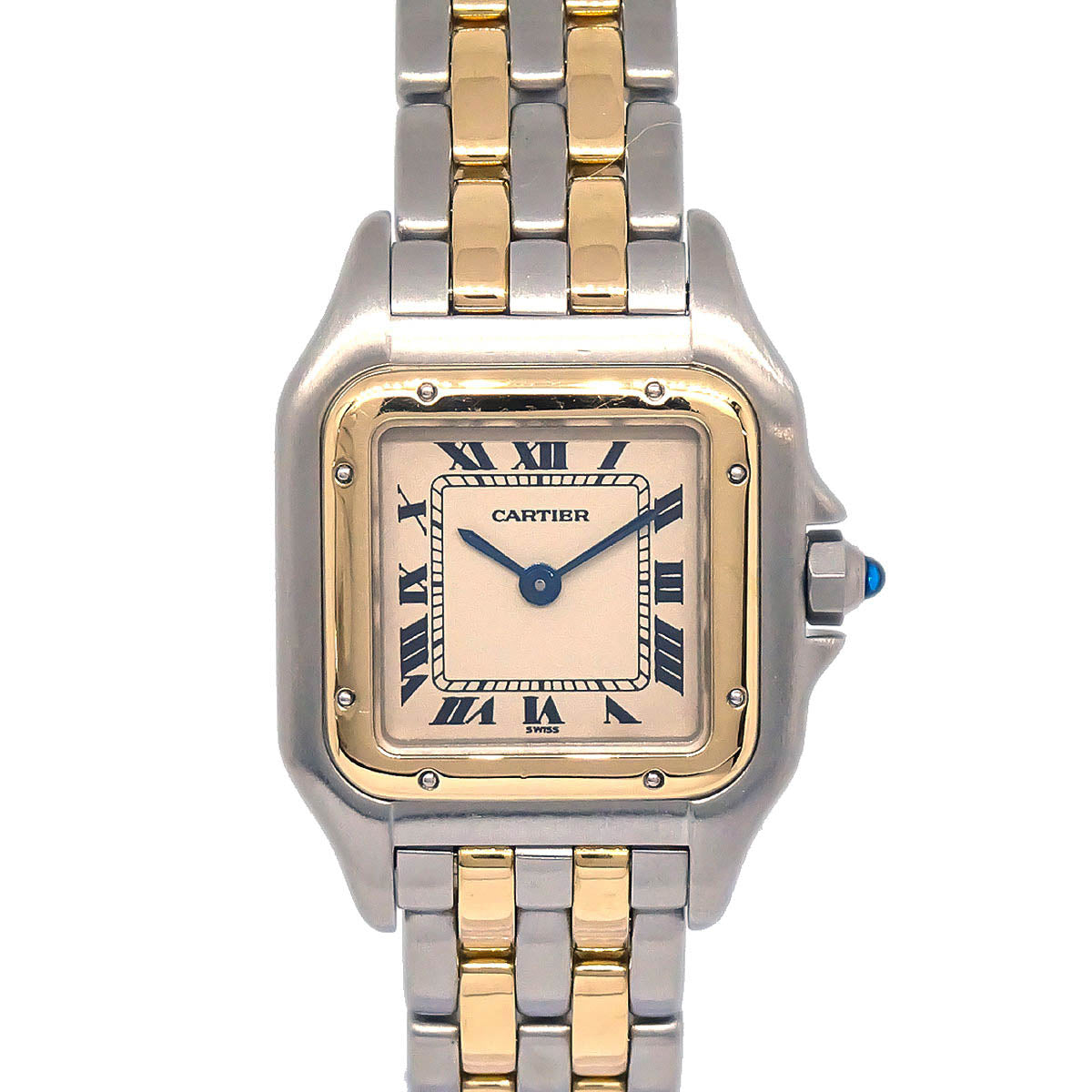 Cartier Panthere SM 2-Row Ref.166921 Quartz Watch 18KYG SS