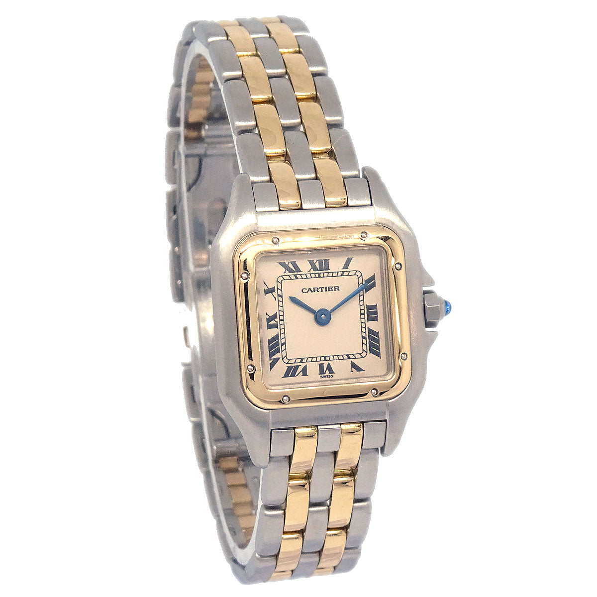 Cartier Panthere SM 2-Row Ref.166921 Quartz Watch 18KYG SS