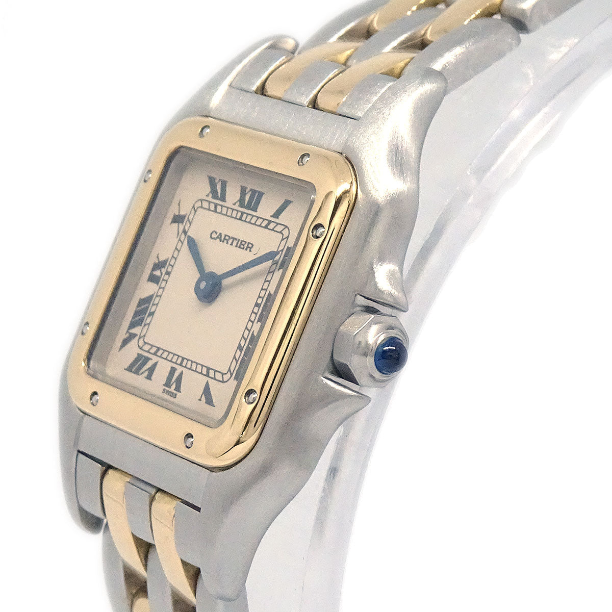 Cartier Panthere SM 2-Row Ref.166921 Quartz Watch 18KYG SS
