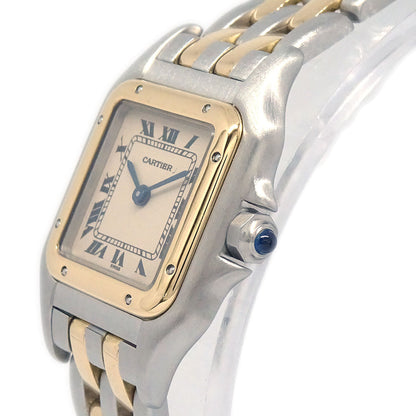 Cartier Panthere SM 2-Row Ref.166921 Quartz Watch 18KYG SS