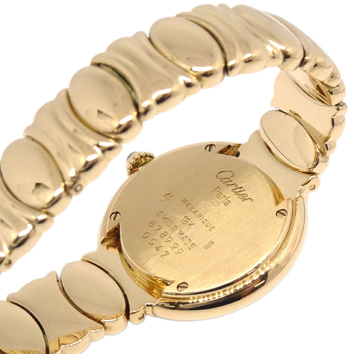 Cartier Must Colisee Belle Epoque Ref.0047 Manual-winding Watch 18KYG