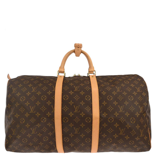 Louis Vuitton Monogram Keepall 55 Travel Handbag M41424