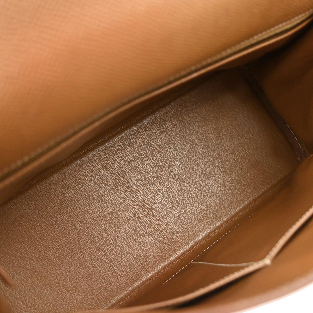 Hermes Gold Courchevel Kelly 28 Retourne 2way Shoulder Handbag