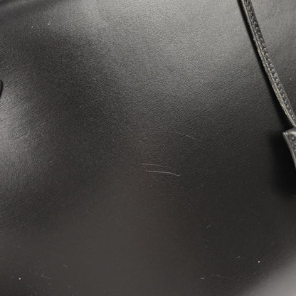 Hermes Black Box Calf Kelly 32 Sellier 2way Shoulder Handbag