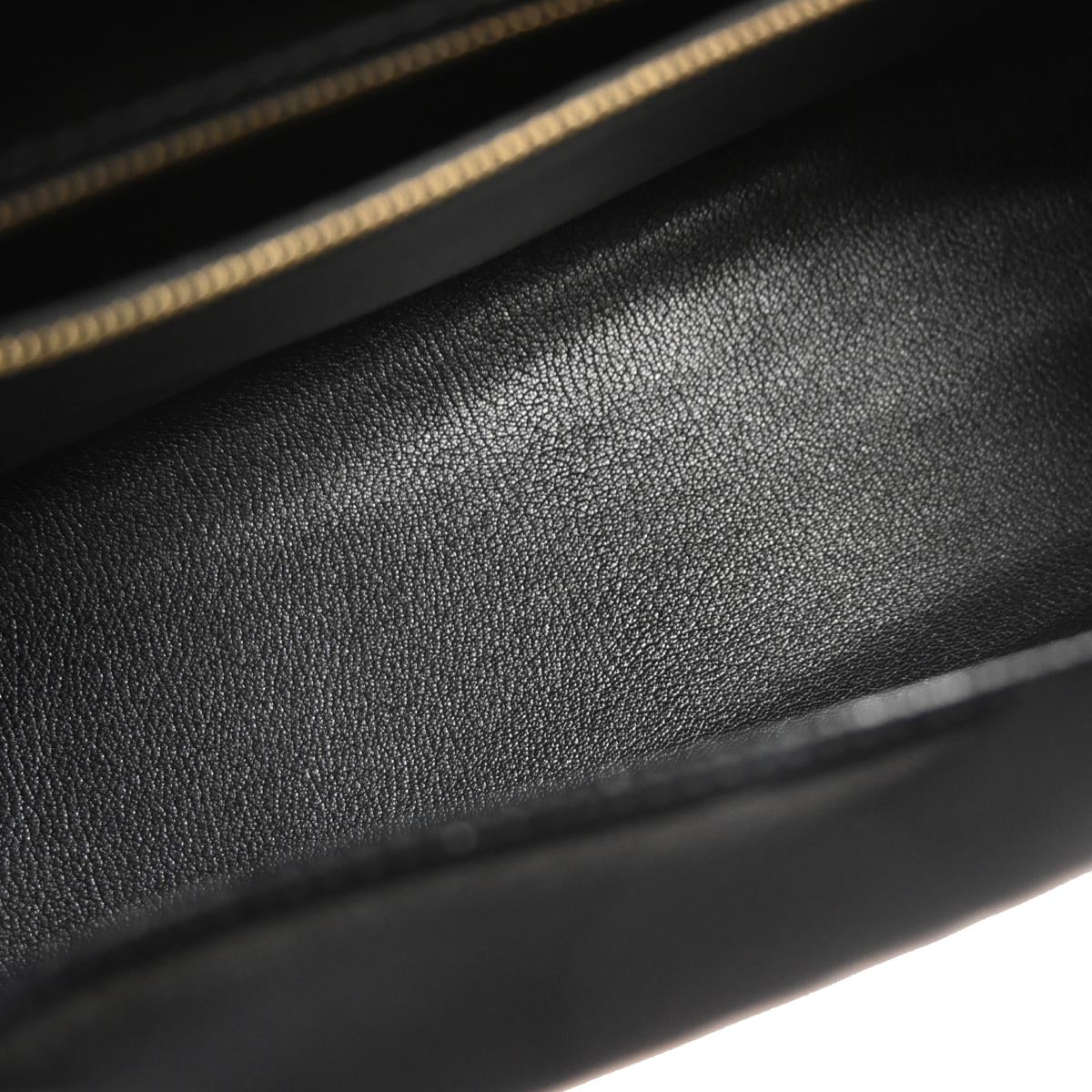 Hermes Black Box Calf Kelly 32 Sellier 2way Shoulder Handbag