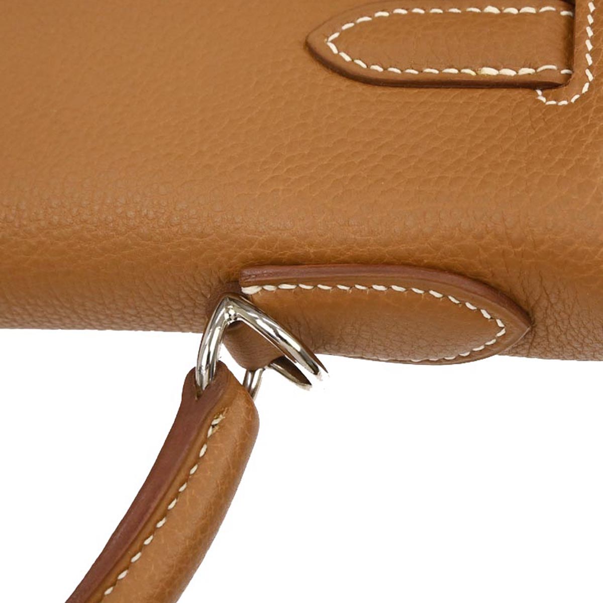 Hermes Gold Togo Kelly 32 Retourne 2way Shoulder Handbag