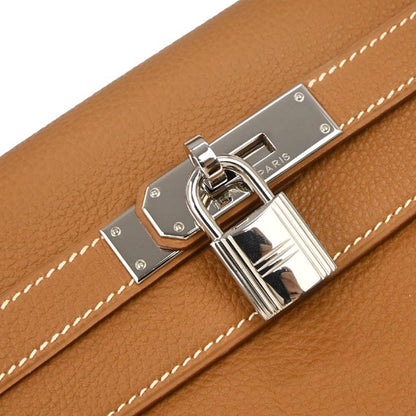 Hermes Gold Togo Kelly 32 Retourne 2way Shoulder Handbag