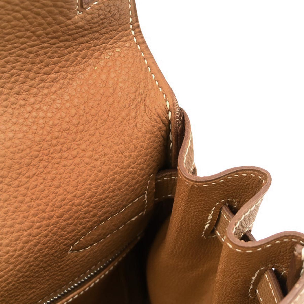 Hermes Gold Togo Kelly 32 Retourne 2way Shoulder Handbag