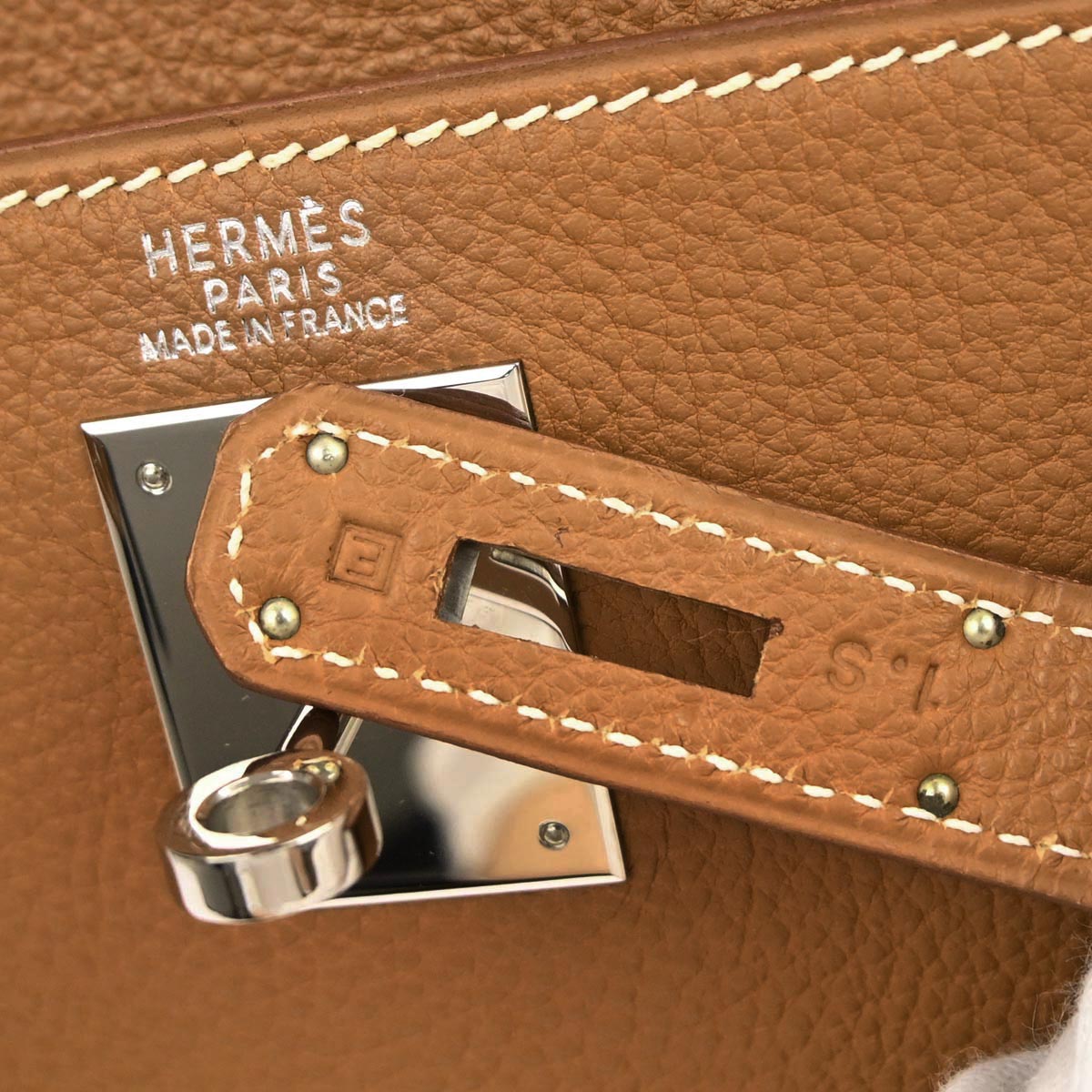 Hermes Gold Togo Kelly 32 Retourne 2way Shoulder Handbag