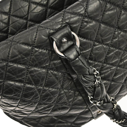 Chanel 2005-2006 Black Calfskin Lady Braid Tote Handbag