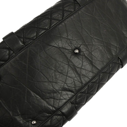 Chanel 2005-2006 Black Calfskin Lady Braid Tote Handbag