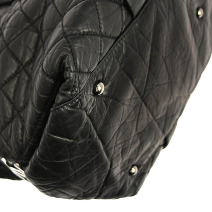 Chanel 2005-2006 Black Calfskin Lady Braid Tote Handbag