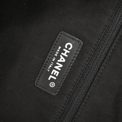 Chanel 2005-2006 Black Calfskin Lady Braid Tote Handbag