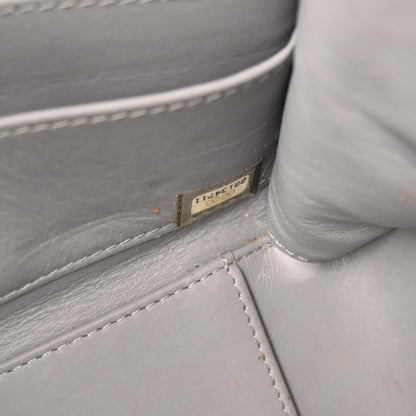 Chanel 2019 Gray Caviar Skin CC Filigree 2way Vanity Shoulder Handbag