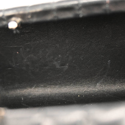 Chanel 2005-2006 Black Lambskin Choco Bar Shoulder Bag