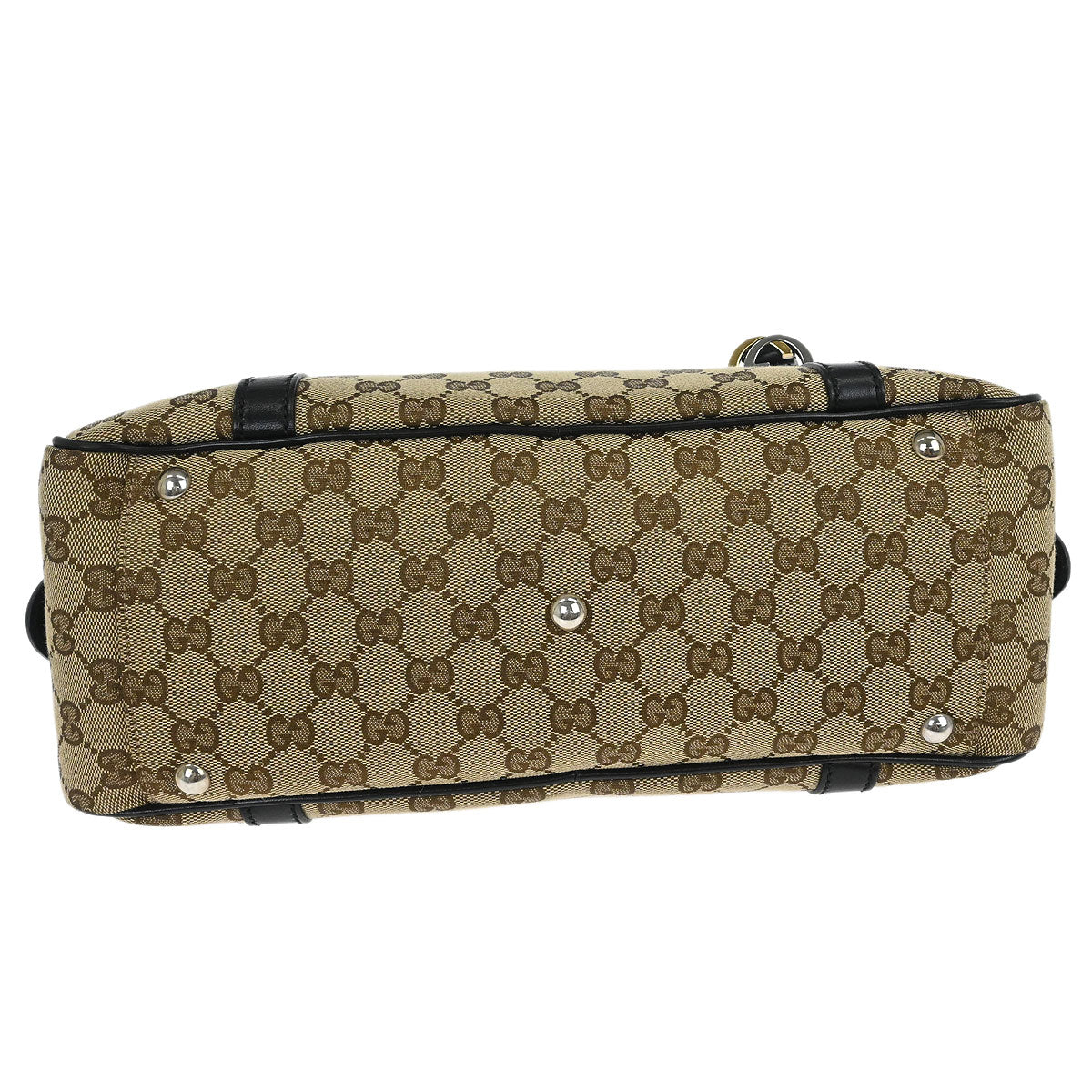 Gucci Beige Canvas GG Twins Handbag