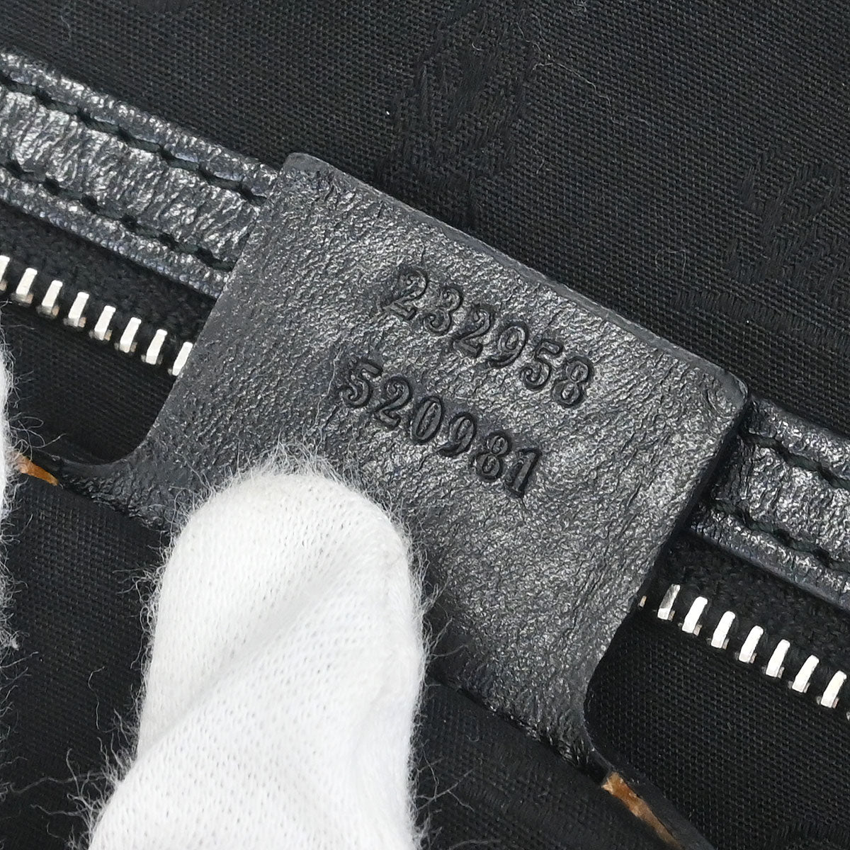 Gucci Beige Canvas GG Twins Handbag