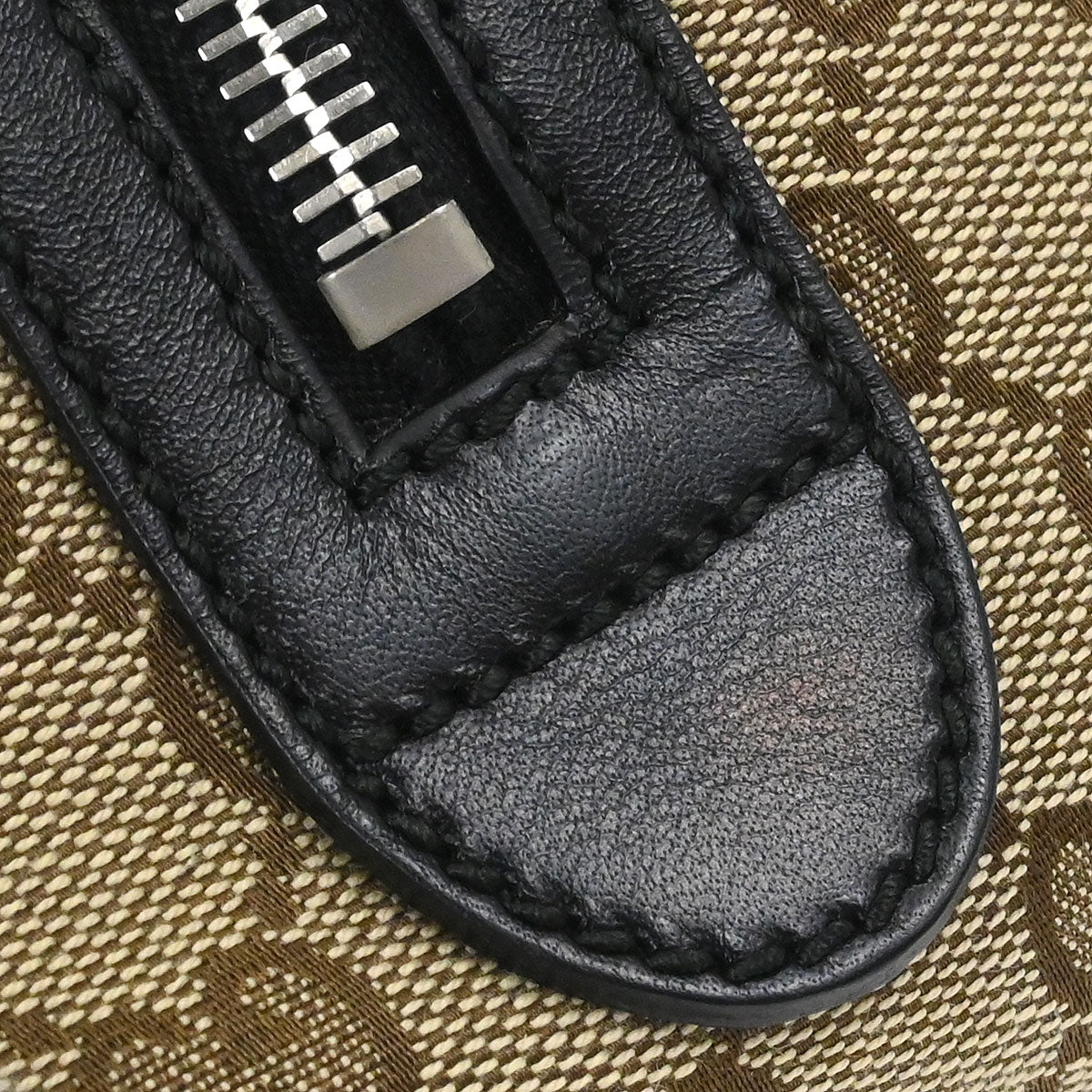 Gucci Beige Canvas GG Twins Handbag