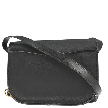 Christian Dior Black PVC Honeycomb Shoulder Bag