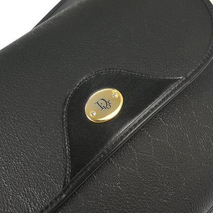 Christian Dior Black PVC Honeycomb Shoulder Bag