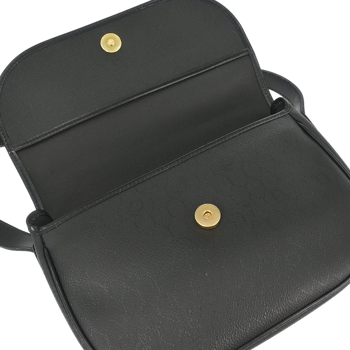 Christian Dior Black PVC Honeycomb Shoulder Bag