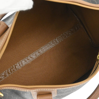 Christian Dior Black Leather Honeycomb Duffle Handbag