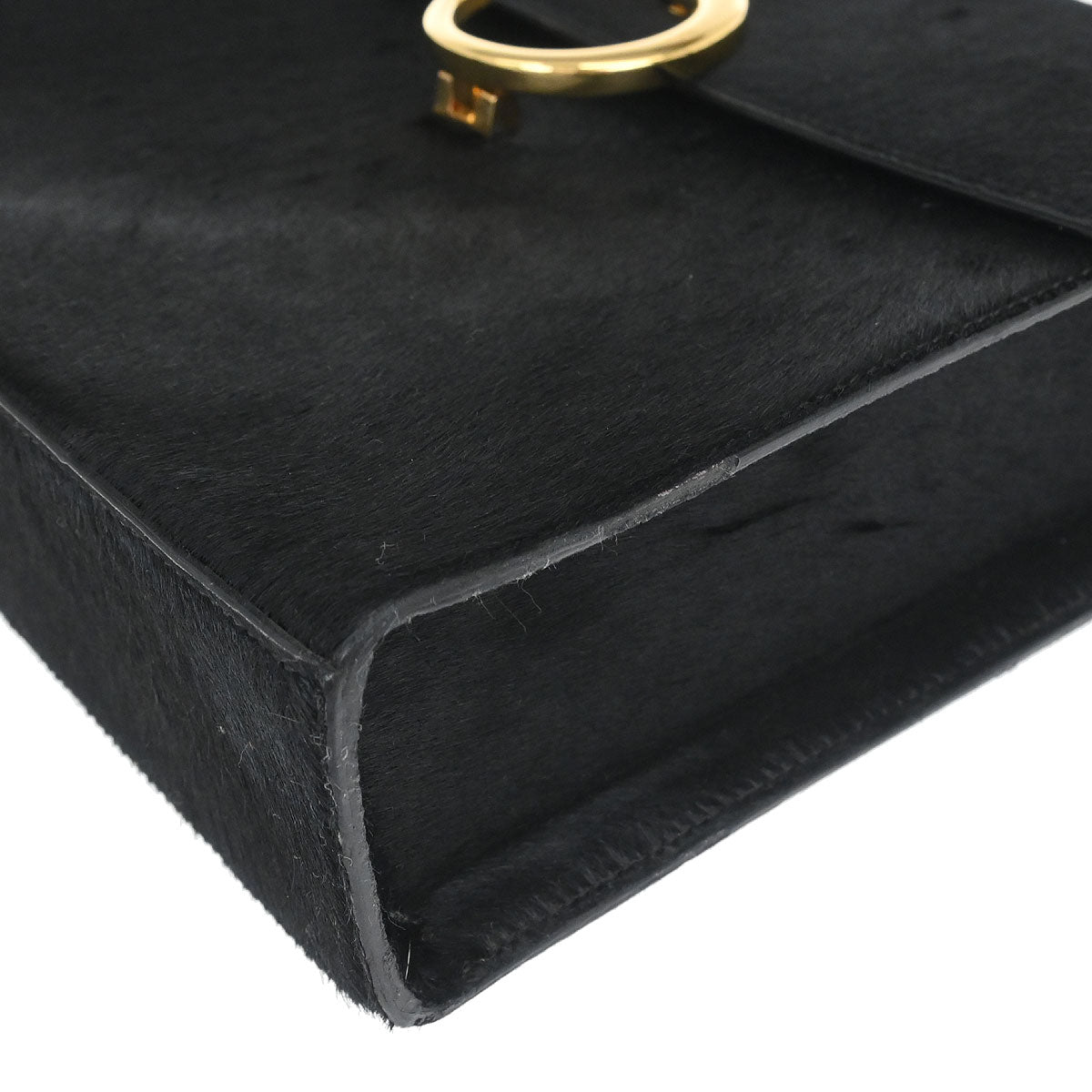 Cartier Black Pony Hair Panthere Handbag