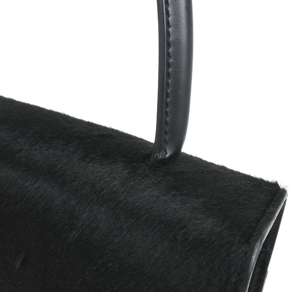 Cartier Black Pony Hair Panthere Handbag