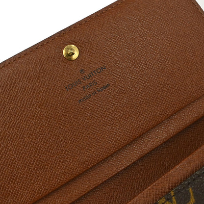Louis Vuitton Monogram Porte Monnaie Billet Tresor Wallet M61730