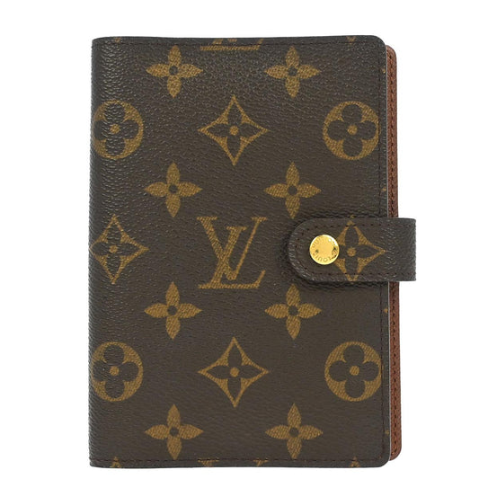 Louis Vuitton 2001 Monogram Agenda PM Notebook Cover R20005 Small Good