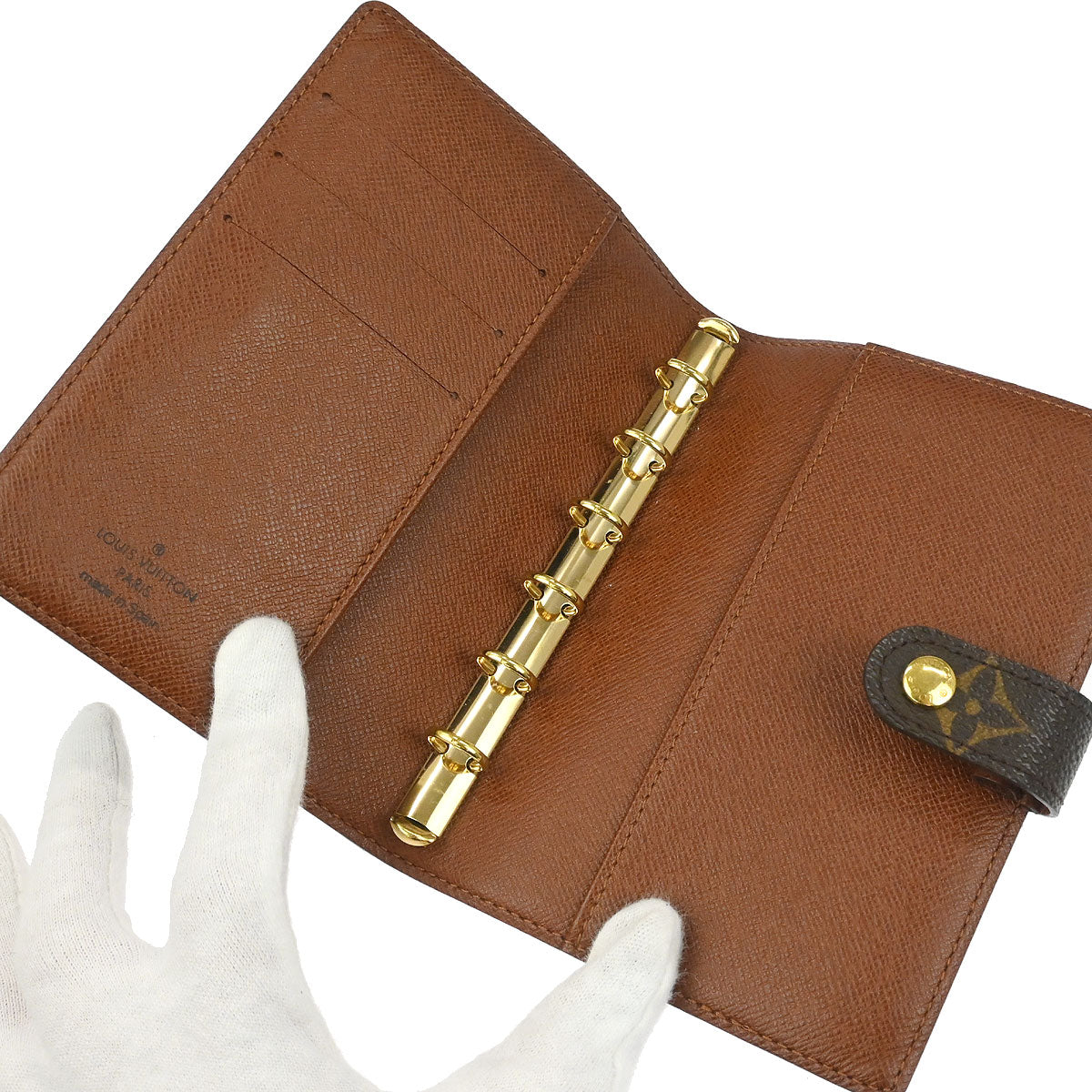 Louis Vuitton Monogram Agenda PM Notebook Cover R20005 Small Good
